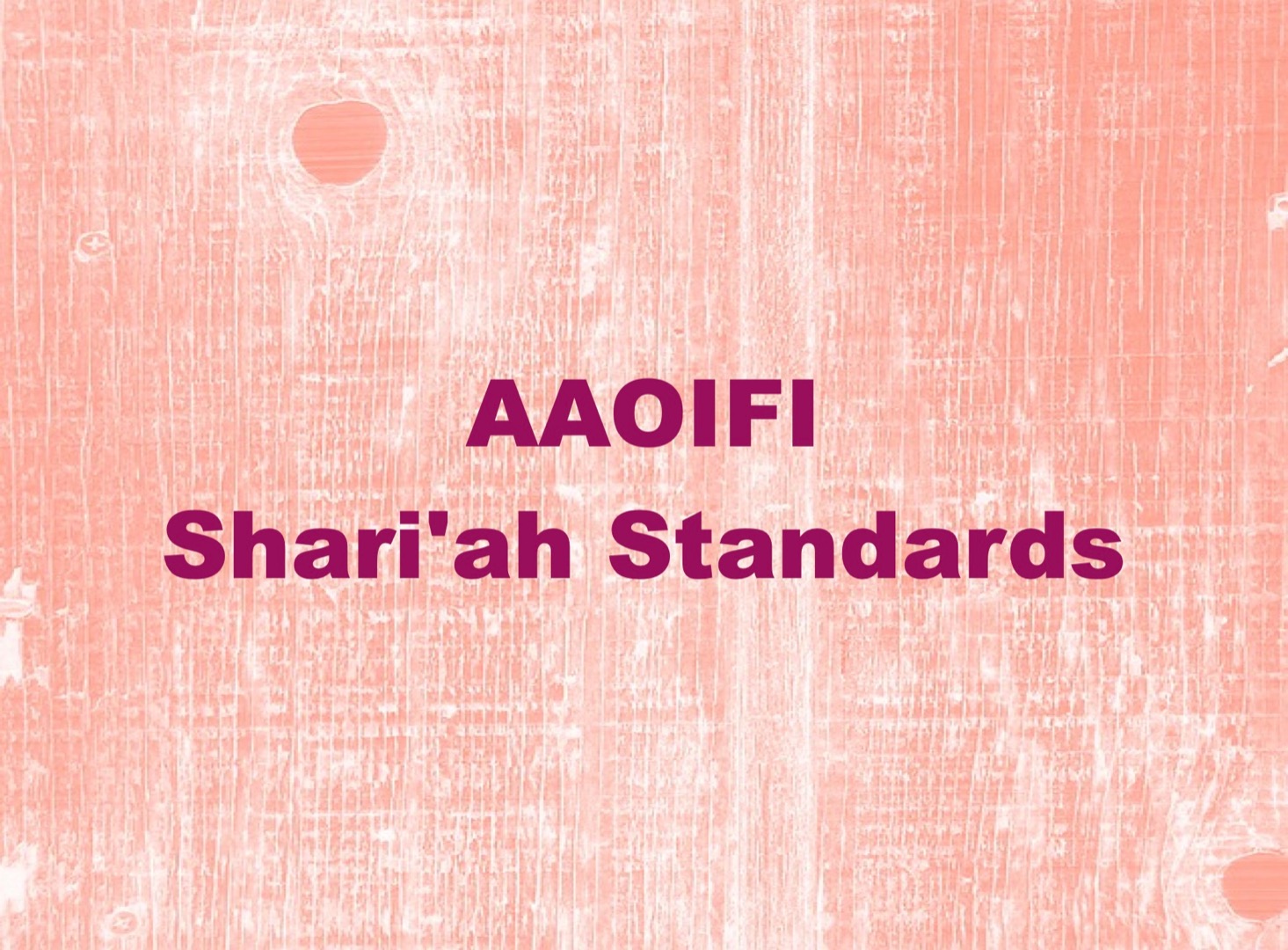 AAOIFI Shari'ah Standard # 34: Hiring of Persons